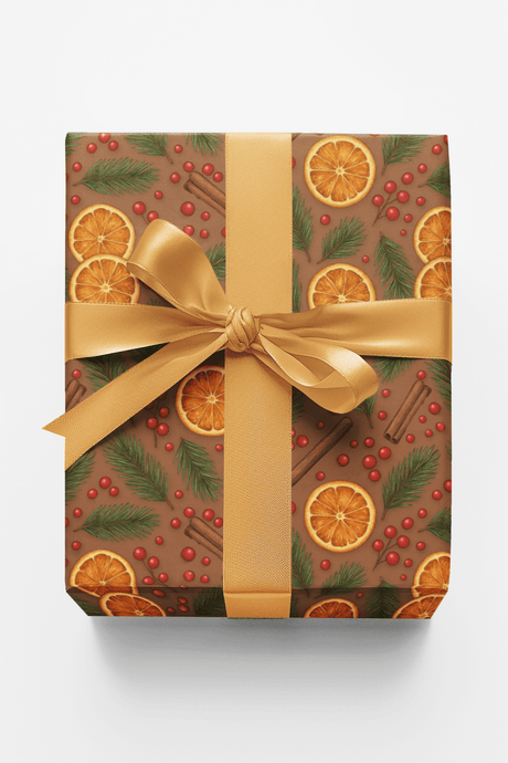 Yule Log Warmth - London Penny Gift Wrap