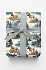 Mountain Adventure (Cane Corso) Wrapping Paper - London Penny Gift Wrap