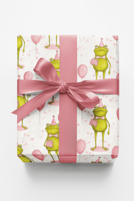 Froggy Festivities - London Penny Gift Wrap