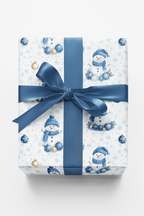 Bluebell Snowman - London Penny Gift Wrap