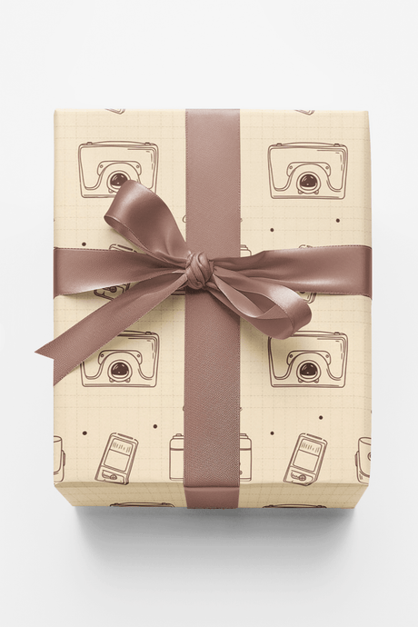 Vintage Cameras - London Penny Gift Wrap