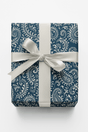Indigo Arabesque - London Penny Gift Wrap