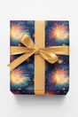 Vivid Starburst Sky - London Penny Gift Wrap