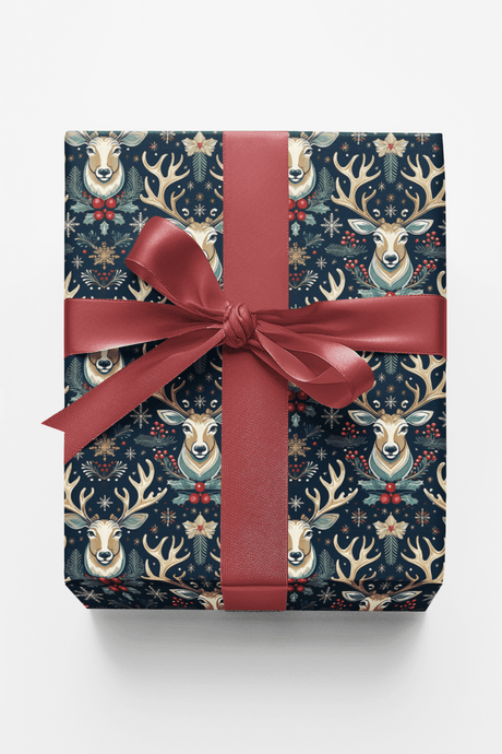 Majestic Antlers - London Penny Gift Wrap