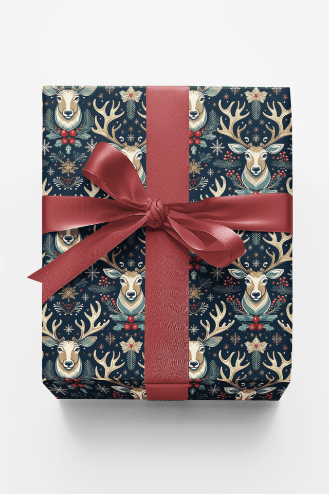 Majestic Antlers - London Penny Gift Wrap