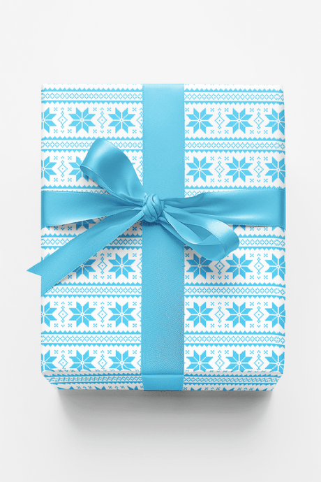 Scandinavian Snow - London Penny Gift Wrap
