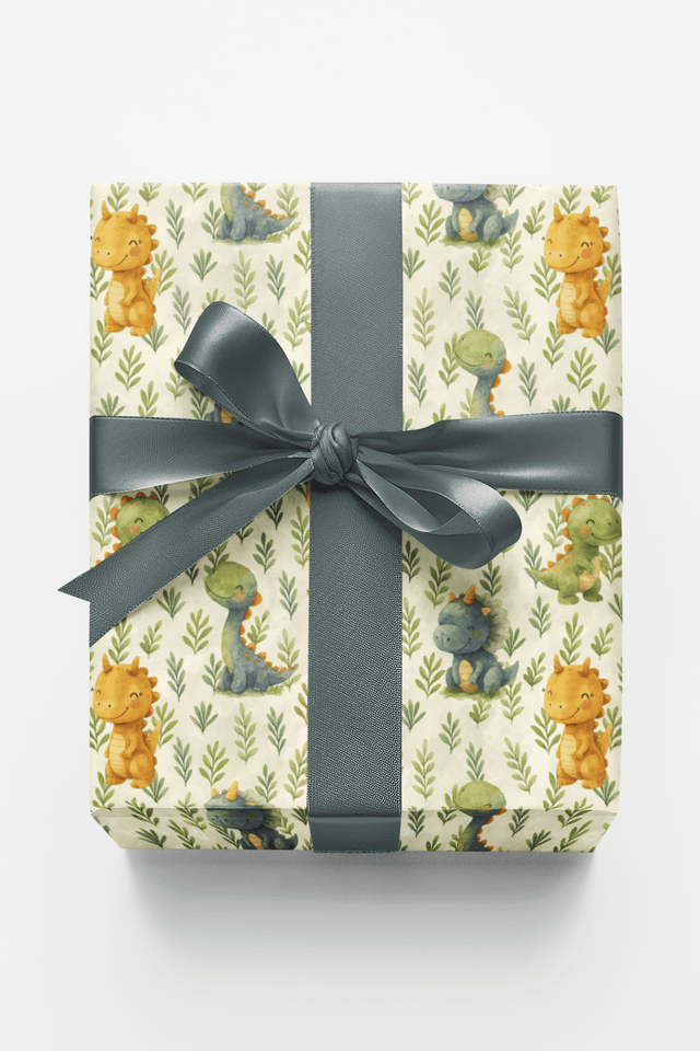 Jurassic Joy - London Penny Gift Wrap