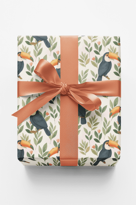 Toucan Tropical Serenade - London Penny Gift Wrap