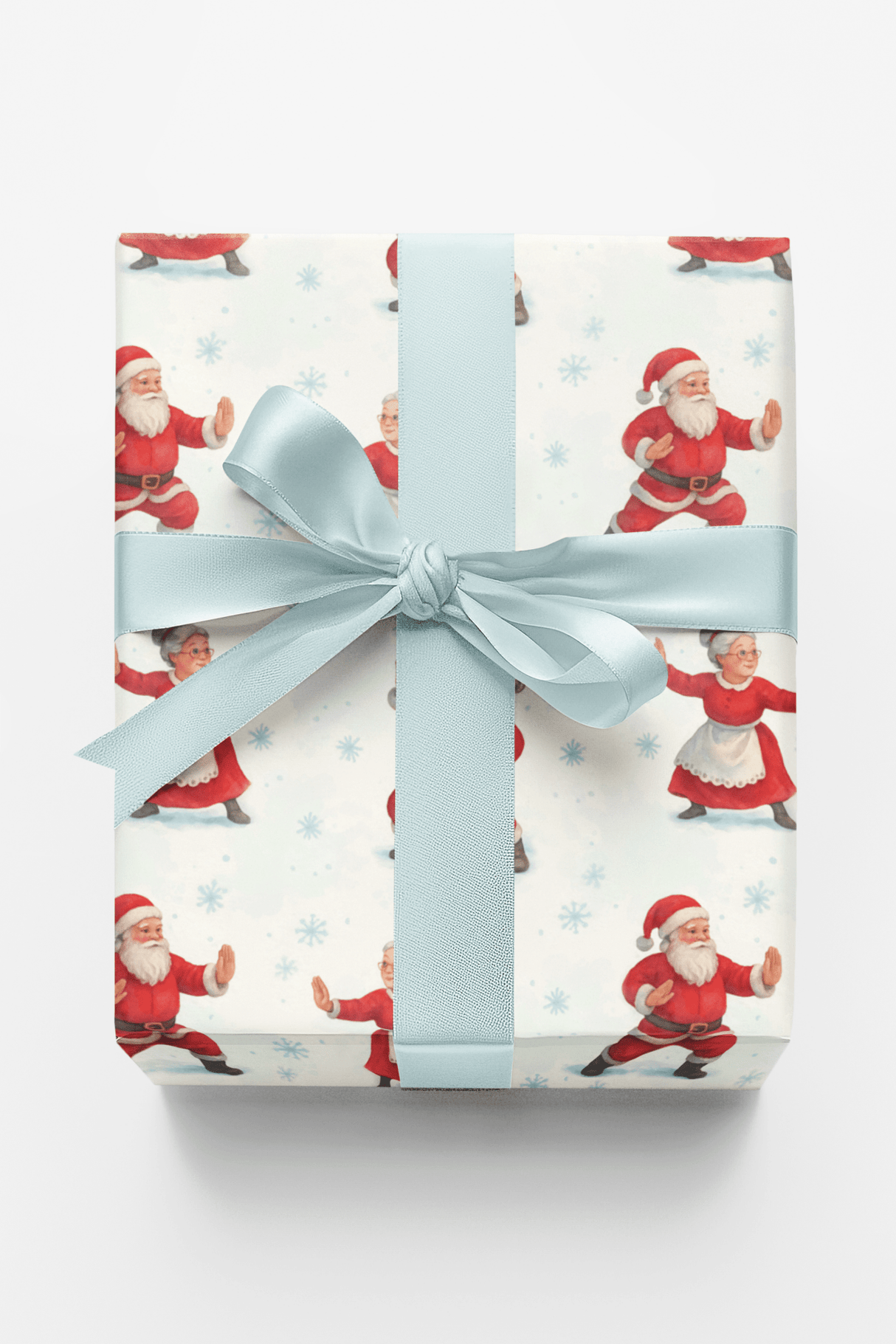 Tai Chi Claus - London Penny Gift Wrap