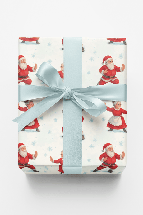 Tai Chi Claus - London Penny Gift Wrap