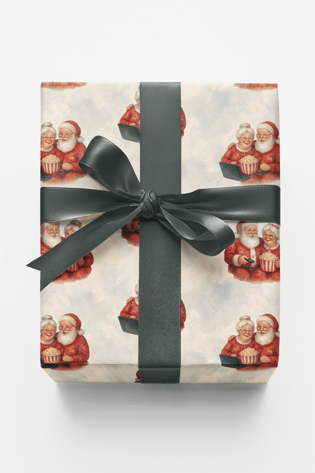Christmas Movie Night - London Penny Gift Wrap