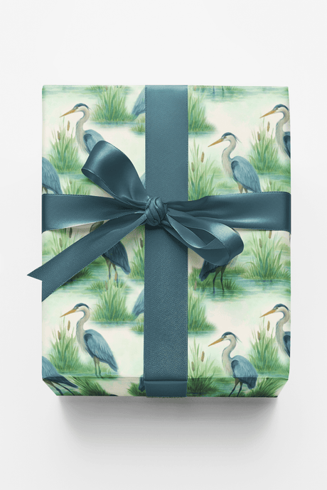 Blue Heron Harmony - London Penny Gift Wrap