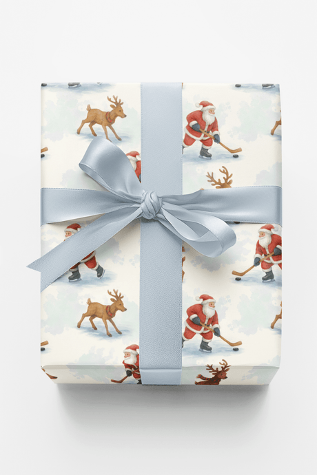Jingle Bell Hockey - London Penny Gift Wrap