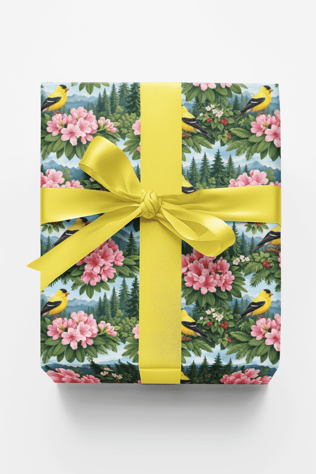 Washington Flora & Fauna - London Penny Gift Wrap
