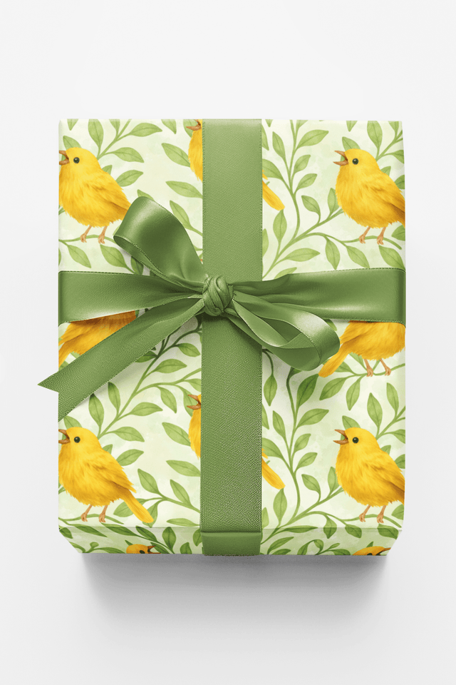 Whispers of Canaries - London Penny Gift Wrap