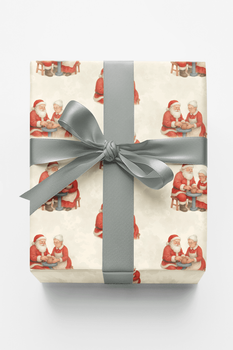 Claytime Christmas - London Penny Gift Wrap