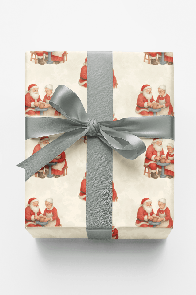Claytime Christmas - London Penny Gift Wrap