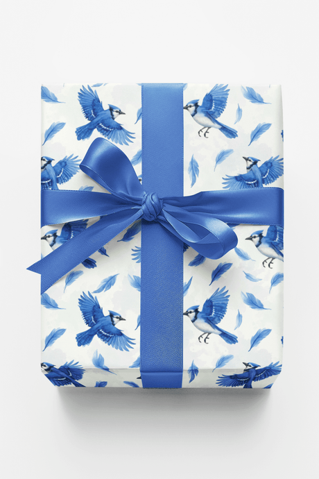 Blue Jay Symphony - London Penny Gift Wrap