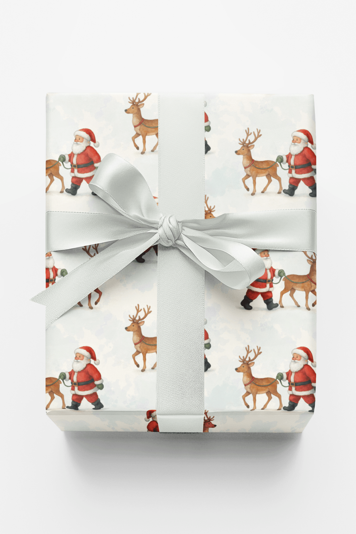Santa’s Reindeer Walkies - London Penny Gift Wrap