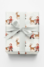 Santa’s Reindeer Walkies - London Penny Gift Wrap