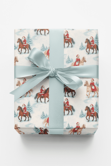 North Pole Rodeo - London Penny Gift Wrap