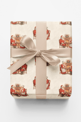 The Claus Chess Match - London Penny Gift Wrap