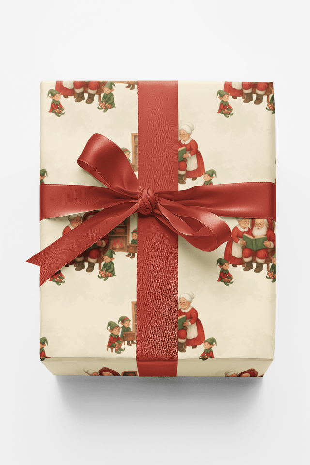 Elf Bedtime Stories - London Penny Gift Wrap
