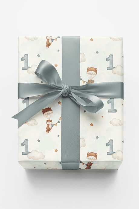 Little Star Turns One - London Penny Gift Wrap