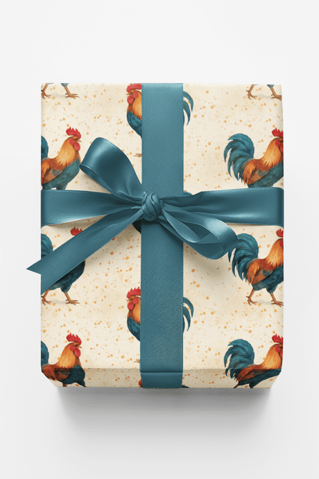 The Proud Rooster - London Penny Gift Wrap