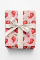 Sweet Strawberries - London Penny Gift Wrap