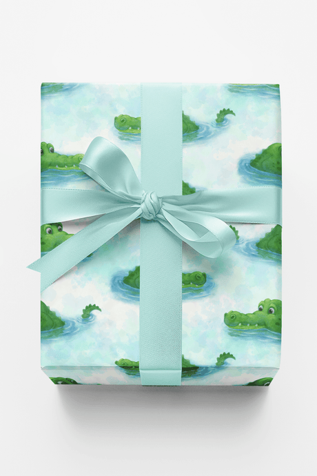 Crocodile Drift - London Penny Gift Wrap