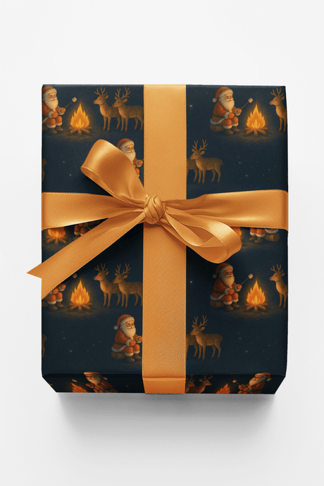 S’mores with Santa - London Penny Gift Wrap