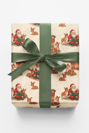 Santa’s Cozy Storytime - London Penny Gift Wrap