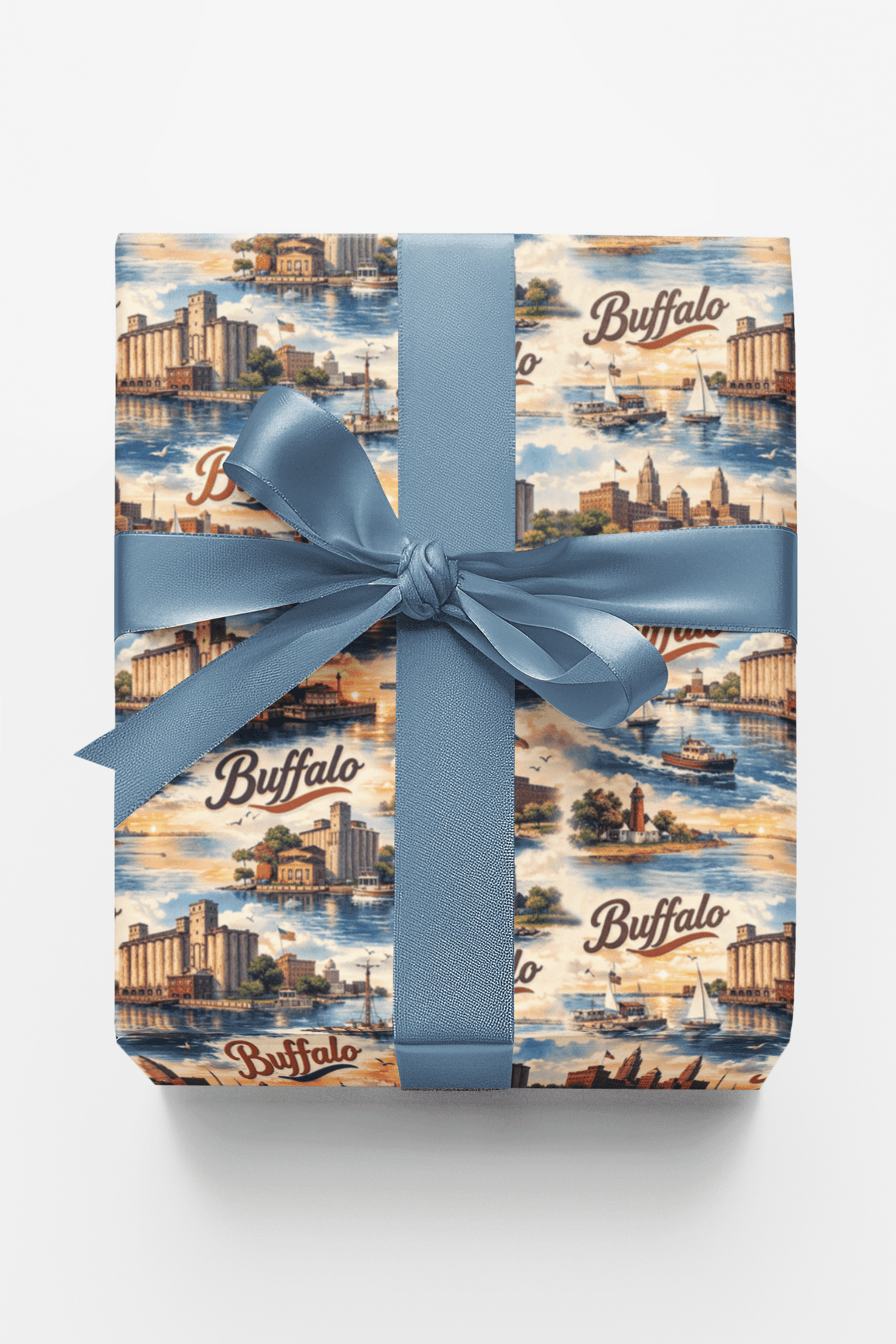 Buffalo Snow & Steel - London Penny Gift Wrap