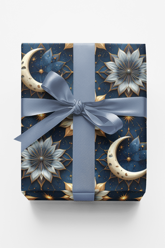 Luxury Mystical Moon Wrapping Paper