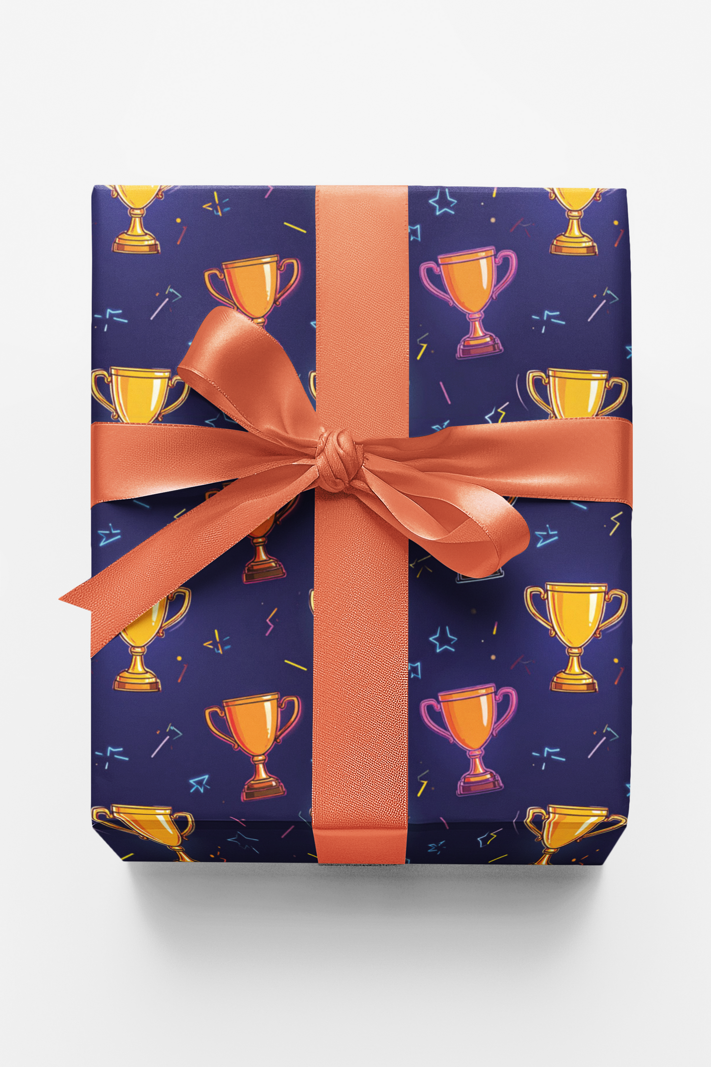 Victory Trophy Surge Glossy Wrapping Paper