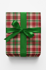 Candy Stripe Tartan - London Penny Gift Wrap