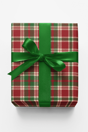 Candy Stripe Tartan - London Penny Gift Wrap