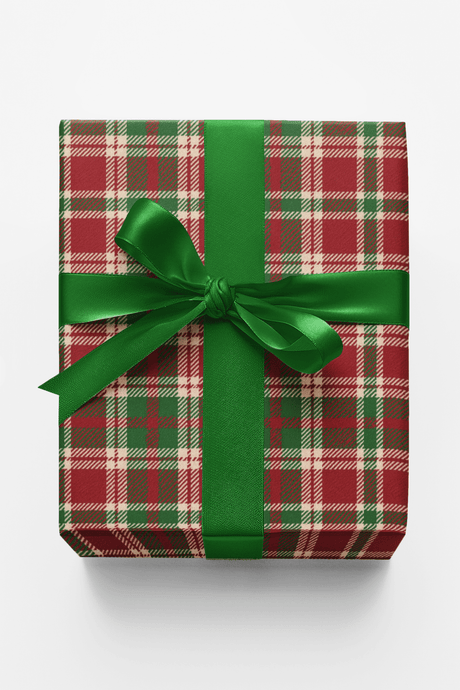 Candy Stripe Tartan - London Penny Gift Wrap