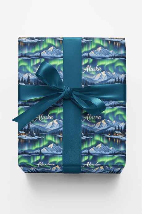Alaska Northern Lights - London Penny Gift Wrap