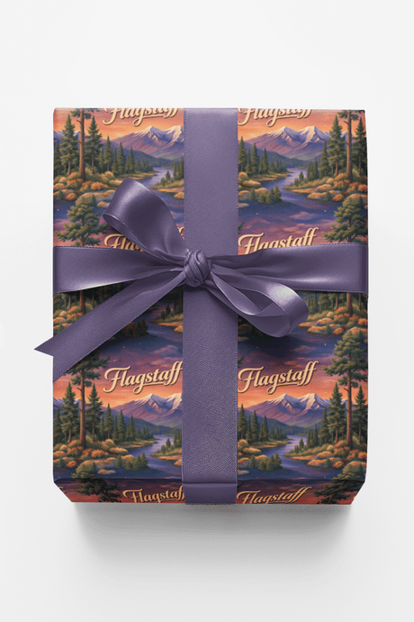 Flagstaff Pine & Peak - London Penny Gift Wrap