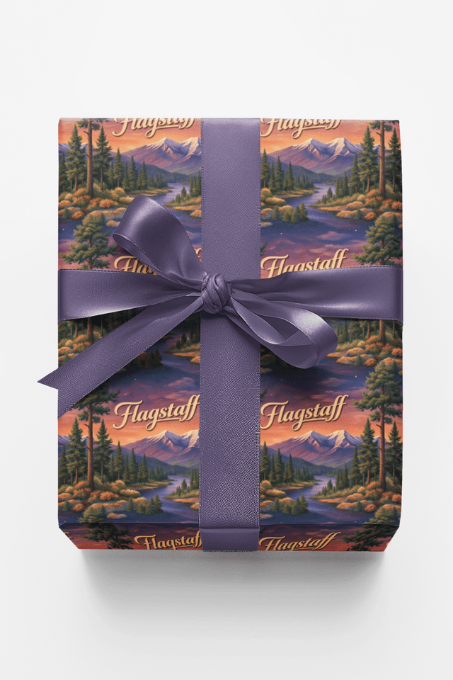 Flagstaff Pine & Peak - London Penny Gift Wrap