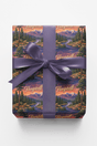 Flagstaff Pine & Peak - London Penny Gift Wrap