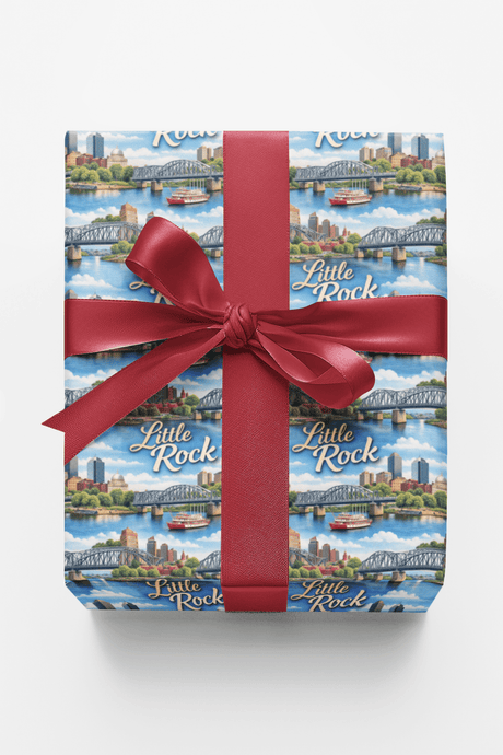 Little Rock River Market - London Penny Gift Wrap