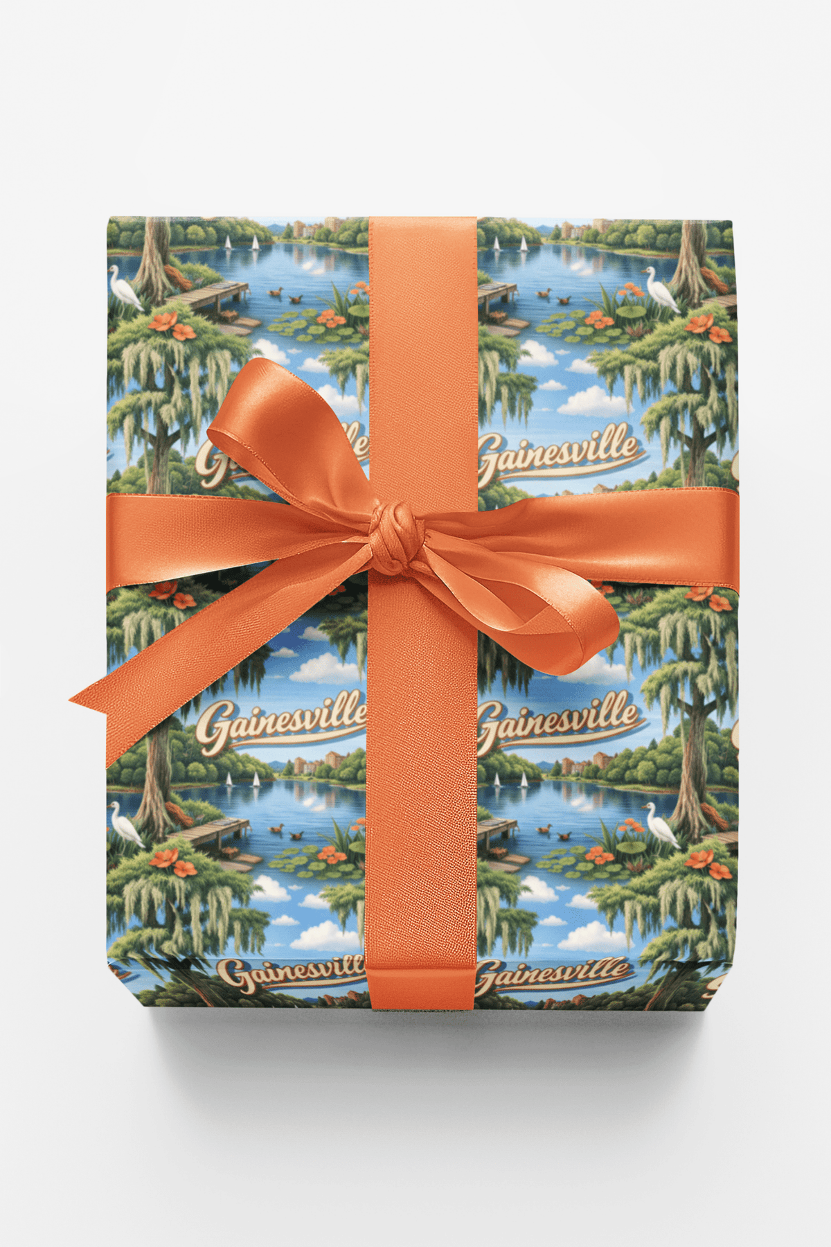 Gainesville Gator Country Glow - London Penny Gift Wrap