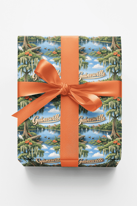 Gainesville Gator Country Glow - London Penny Gift Wrap