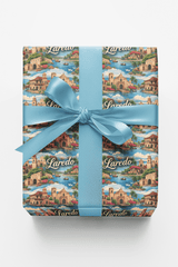 Laredo Border Sunset - London Penny Gift Wrap