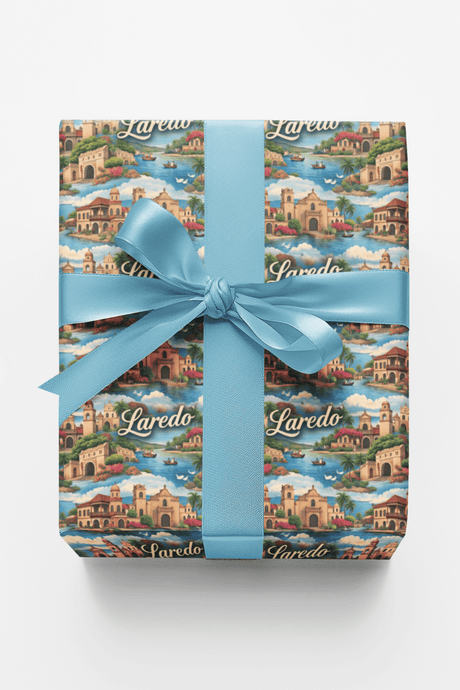Laredo Border Sunset - London Penny Gift Wrap