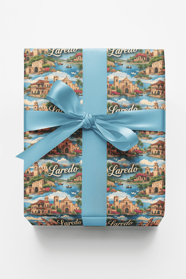 Laredo Border Sunset - London Penny Gift Wrap