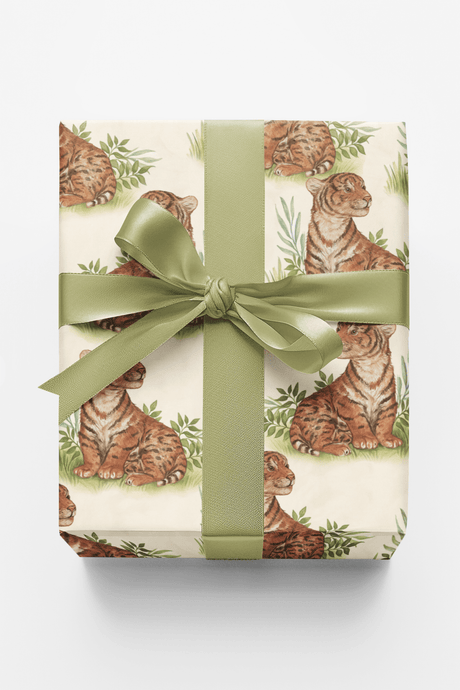 Stripes in Bloom - London Penny Gift Wrap